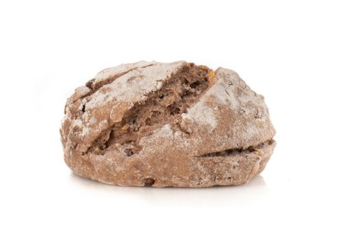 Pan centeno de pasas con nueces
